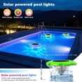 IP68 Waterproof Solar Floating Pool Lights, RGB Auto On/Off Above ...
