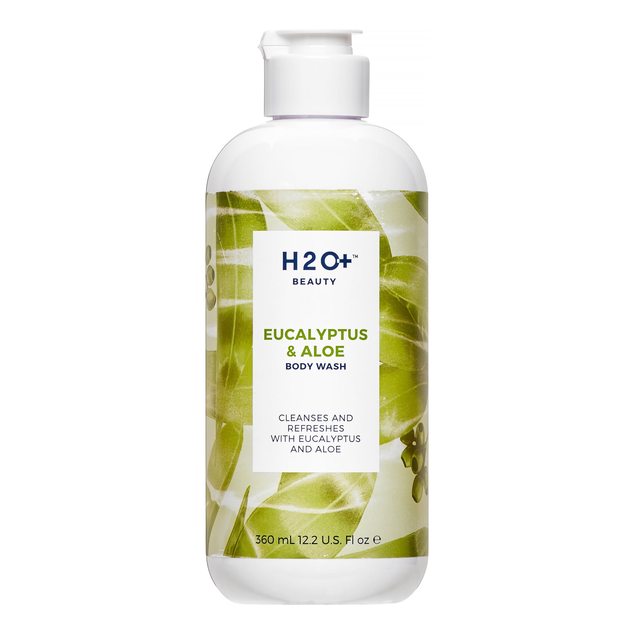 H2O+ Beauty Eucalyptus & Aloe Body Wash, 12.2 Oz