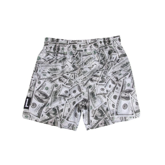 Mens Personalized Much Cash Printed Breathable Qickly Drying Beach Short S-3XL