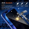 thumbnail image 4 of 2 Pack Privacy Screen for iPhone 16 - Anti Spy-Tempered Glass Protector [Invisible Privacy Armor] with Auto-Align Frame 9H Hardness [Auto-Dust Removal][9D Full Coverage] Durable Film, 4 of 8