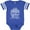 Football Blue and White, variant on Inktastic Together, We Fight Lung Cancer Awareness Boys or Girls Baby Bodysuit