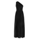 thumbnail image 4 of Moda mujer elegante Sexy un hombro vestido Color sólido vestido largo falda vestido Pompotops  qwe13953, 4 of 5