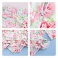 thumbnail image 4 of Edvintorg Girls' Swimwear Long Sleeve Cute Flower Printed Ruffle Swimsuits One Piece Bathing Suits Bikini 1-5Years Swimsuit for Children for Girls, 4 of 4