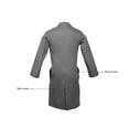 thumbnail image 3 of Panda Uniform by HeedFit Unisex 40" Medical Lab Coat – XXS Charcoal, 3 of 4