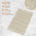 thumbnail image 3 of Uxcell 27.6" x 15.4" Khaki Bath Tub Shower Mats NonSlip Bath Mat for Tub Bathroom, 3 of 6
