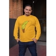 thumbnail image 3 of Halloween Taco Food Costume Mens Long Sleeve T Shirt, 3 of 5