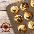 thumbnail image 5 of NutriChef Non-stick Carbon Steel Muffin Pans - Pair of Cupcake Cookie Sheet Pan Style for Baking, 5 of 7