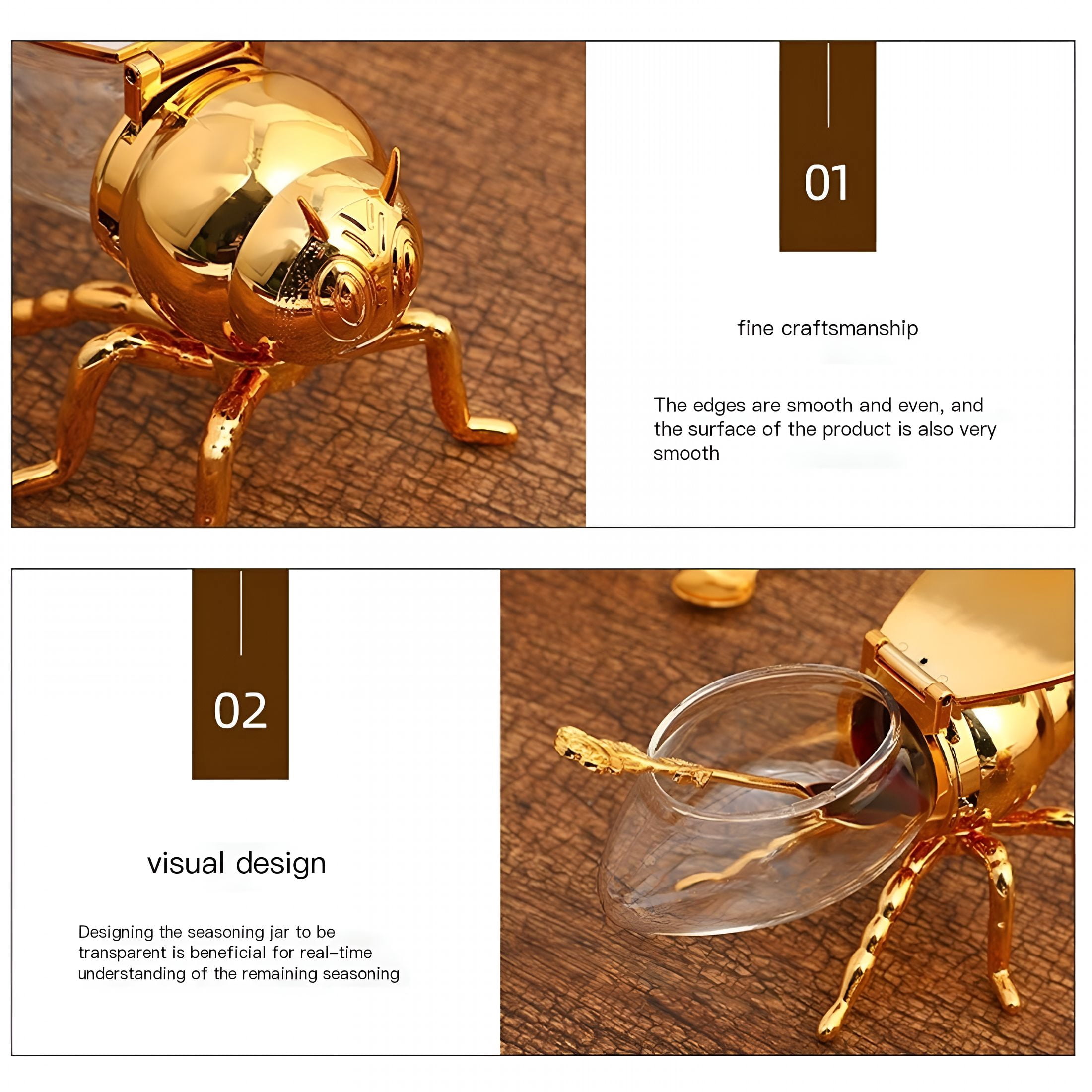 ACDANC 2026 New Glass Honey Jars with Lids,Honey Container with Spoon,Glass Honey Dispenser,Animal-Shaped Tabletop Ornament Mini Honey Jars with Dipper for Honey,Jam,Syrup,Condiments