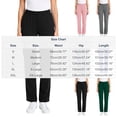 thumbnail image 3 of RongHuan Dress Pants Womens Casual Stretchy Work Pants Lightweight Nursing Uniform Loose Fit Trousers with Pockets, 3 of 5