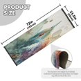 thumbnail image 2 of Bed Long Carpet Bed Rug 72x23.5In Indoor Non-Slip Durable Carpet Floor Mat Runner Rug Bedroom Hallway Carpet Machine Washable Watercolor Blue Bird, 2 of 8