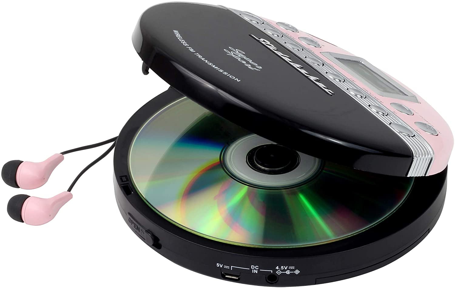 Studebaker Joggable Personal CD Player with Wireless FM