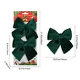 thumbnail image 3 of Luoshdecor 2Pcs Velvet Wreath Bows,Winter Christmas Bows Xmas Hanging Ornaments for Wreath WeddingParty Decoration, 3 of 6