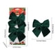 thumbnail image 2 of Decoraciones de Navidad Al Aire Libre 2 Paquetes de Terciopelo Arco de Navidad 15x14cm Agrupado Rojo Verde Rosado Blanco Paño Decoraciones Del Árbol de Navidad, 2 of 6