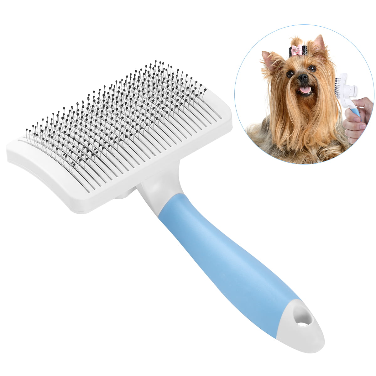 Ueetek Dog/Cat/Pet Slicker Brush for Long and Short Hair