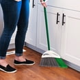 thumbnail image 3 of Libman Precision Angle Broom with Green Steel Handle for Indoor and Outdoor Use, 3 of 8