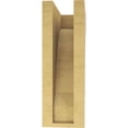 thumbnail image 4 of 4"W x 8"D x 12"H Classic Moab Rough Cedar Woodgrain TimberThane Corbel, Primed Tan, 4 of 6