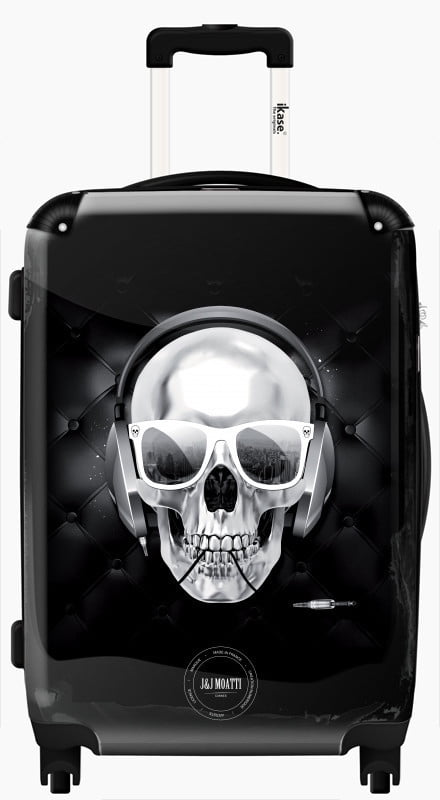skull luggage walmart