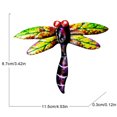 thumbnail image 4 of (Un conjunto de 8) decoración de pared de libélula pequeña para el hogar decoración de pared de jardín decoración de pared de libélula de hierro decoración de pared arte del hierro, 4 of 9
