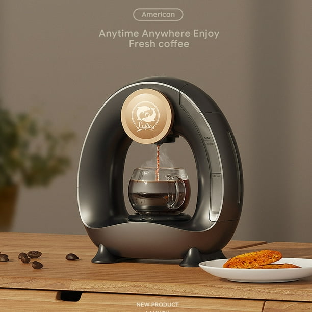 Maquina De Cafe Máquina de café con enchufe de EE. UU., cafetera portátil Americana para accesorios del hogar