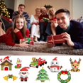 thumbnail image 2 of 8 Pack Mini Christmas Building Blocks Toys, Classroom Prizes Birthday Gifts, Christmas Stocking Stuffers for Kids Boys Girls Age 6-12+, 2 of 10