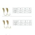 thumbnail image 4 of 10Pcs Copper Head Pilgrim Hooks 45 Degree Angled Wolf Tooth Design Great Hardness High Pressure Flattened Fishing Hooks-H, 4 of 6