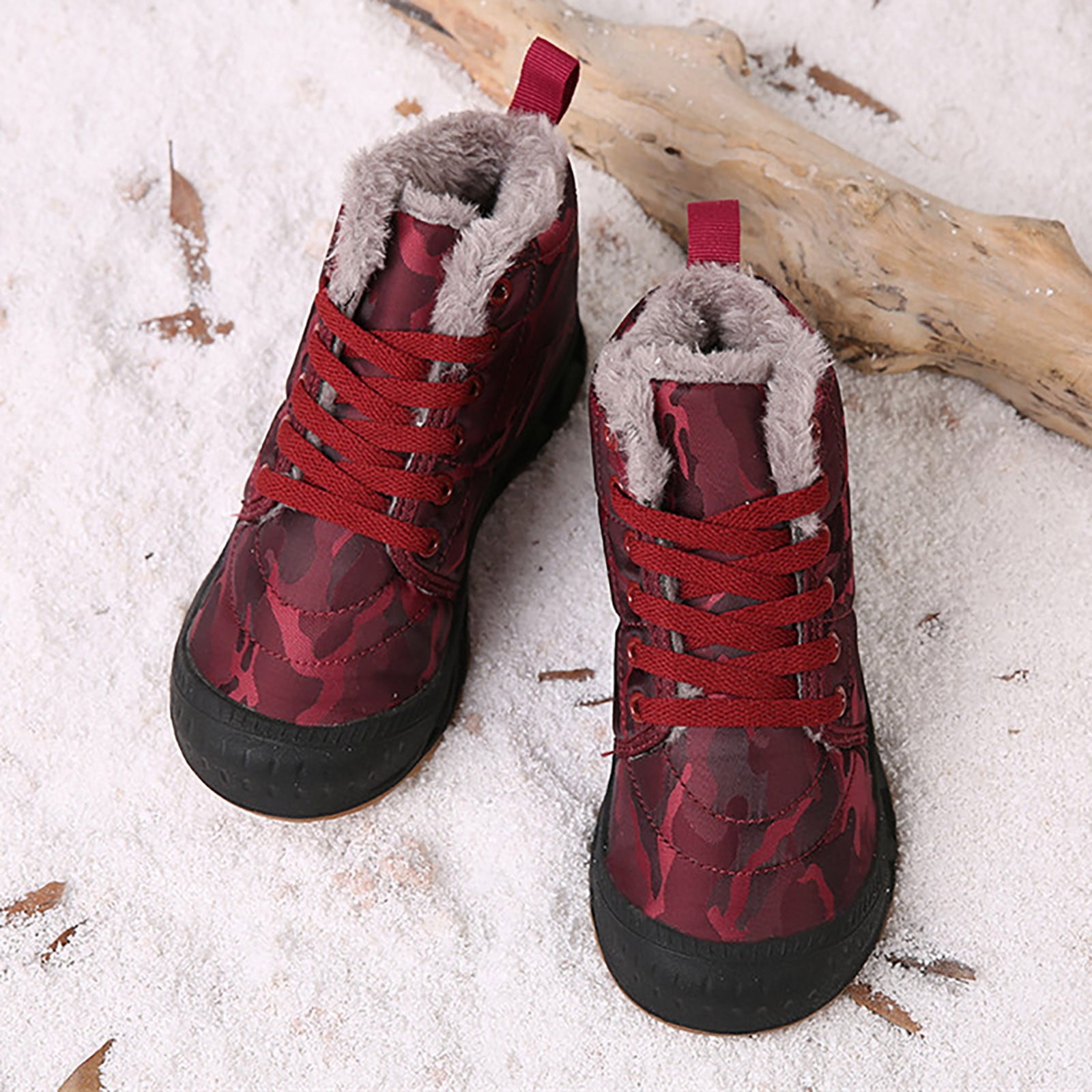 Boys Little Child And Big Kids High Top Outdoor Water Proof Snow Boots Children Warm Shoes Trendy And Fashionable Kids Sports Shoes High Tops Boy Big Boy Rain Boots Size 6 Boys Size 5 Snow Boots Boy