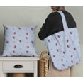 thumbnail image 5 of Soimoi Blue Modal Satin Fabric Triangle & Arrow Heart Print Fabric by Yard 42 Inch Wide, 5 of 5