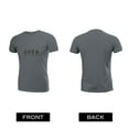 thumbnail image 2 of Coolnut Men's T Shirt Odor Protection Short, Korean Dancer Mens Short Sleeve Tees, Grey Crew-Neck Casual Tee Shirts, S, 2 of 6