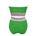 thumbnail image 5 of BOOMNY Womens Bandeau Bikini Sets 2 Peice Swimsuit For Women Graphic Swimwear Strapless High Waist Cozy Soft Bathing Suits, 5 of 5