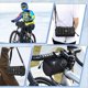 thumbnail image 3 of Bolsa para Manillar de Bicicleta, Impermeable, con Gran Área Reflectante y Tiras, Bolsa Frontal para Bicicleta de Montaña, 3 of 7