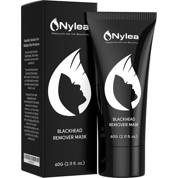 Download Nylea Blackhead Remover Mask Removes Blackheads Purifying Quality Black Peel Off Charcoal Mask Best Mud Facial Mask 60 Gram 2 11 Ounce Pack Of 1 Black Walmart Com Walmart Com PSD Mockup Templates