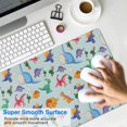 thumbnail image 4 of Long Mouse Pads for Desk,Colorful Dinosaurs Eggs Palms Pattern Desk Mats on Top Of Desks, Desk Mouse Pad Extra Large with 3mm Non-Slip Base and Stitched Edge for Gaming,Office,Work,Home 35.4"x15.7", 4 of 6