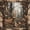 Brown Green, variant on Castle Fairy Rustic Woodland Spotted Deer 7-Piece Twin Bedding for Teens,Natural Forest Bird Bedding Comforter Set,Brown Green,Black Reversible