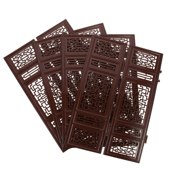 2 Sets Girl Mini Screen Mini House Decoration Child 28.00X17.80X0.50CM Brown