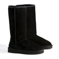 thumbnail image 6 of Aus Wooli Australia Tall Zip Sheepskin Boot - Black, 6 of 9