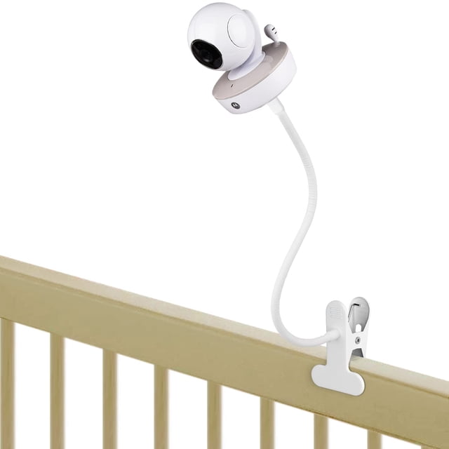 Soporte para monitor de bebé con cuello de cisne para Motorola, Owlet, VAVA, monitor de bebé Arlo y la mayoría de las cámaras universales para monitor de bebé, soporte flexible para monitor de bebé si