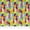 Rainbow Gummy Bears, variant on Singer Print Fabric, 100% Premium Cotton, Quilt Sewing, 44 inch, Rainbow Gummy Bears, Cut by Yard