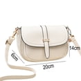 thumbnail image 2 of Hukapapa Bolso Bandolera Bandolera para Mujer,Bolsas para Teléfono Móvil Tarjetero Monedero y BolsosBlanco Crema, 2 of 5
