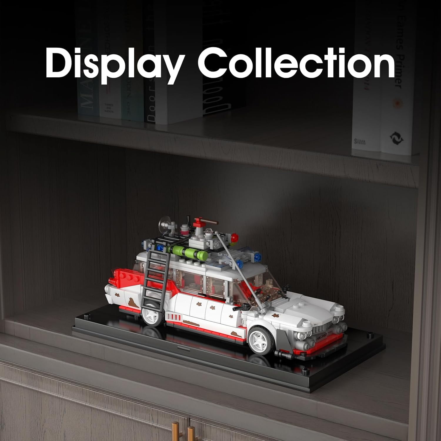 SEEMEY Ghost Car ECTO-1 Building Sets for Boys Age 14+&Ghost Bus Movie Fans, Creative Classic Cars 10021 Cool Vehicles Model Kits s for Adults,,636PCS