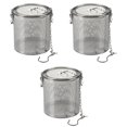 3 pcs Stainless Steel Seasoning Soup Brine Basket Seasoning Bag Gravy