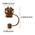 thumbnail image 3 of CuiLiyq Christmas Straw Cover Cap, Reusable Cute Drinking Straw Topper Accessories, Portable Protector Plugs Decorations Gifts for Party Christmas, 3 of 6