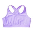 thumbnail image 3 of MSemis Kids Girls Tank Top Gymnastics Dance Workout Crop Top Purple 12, 3 of 5