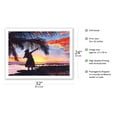thumbnail image 2 of Sunset Glow (Ke Alaula) - Hawaiian Hula Dancer - From an Original Watercolor Painting by Janet Stewart - Bamboo Fine Art 290gsm Paper Print (Unframed) 24x32in, 2 of 4