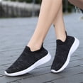 thumbnail image 3 of Aayomet Mens Slip on Sneakers Gentlemen Shoes Summer Lightweight Comfort Shoes Non Slip Casual Running Shoes,Black 8.5, 3 of 4