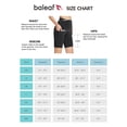 thumbnail image 7 of BALEAF Womens Spandex Shorts 8" High Waisted Biker Workout Compression Shorts with Pockets Black L, 7 of 7