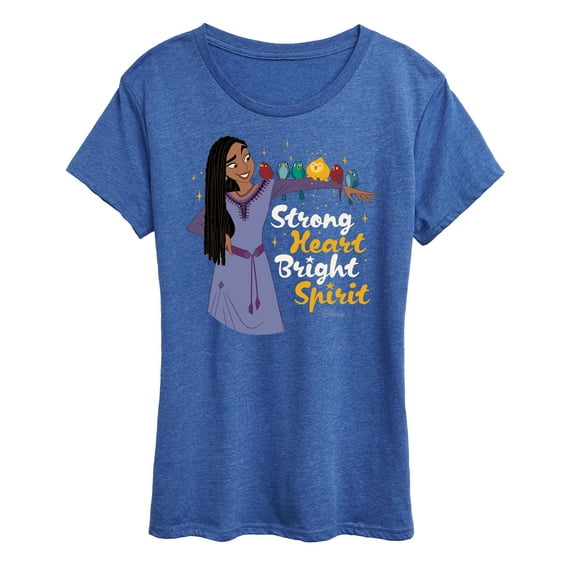 Disney Wish - Strong Heart Bright Spirit - Women's Short Sleeve Graphic T-Shirt