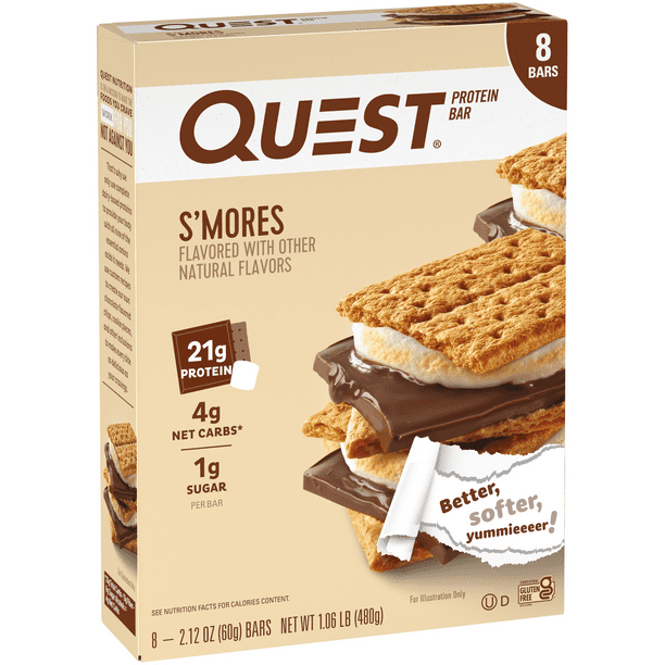 Quest S'mores Protein Bar 8PK