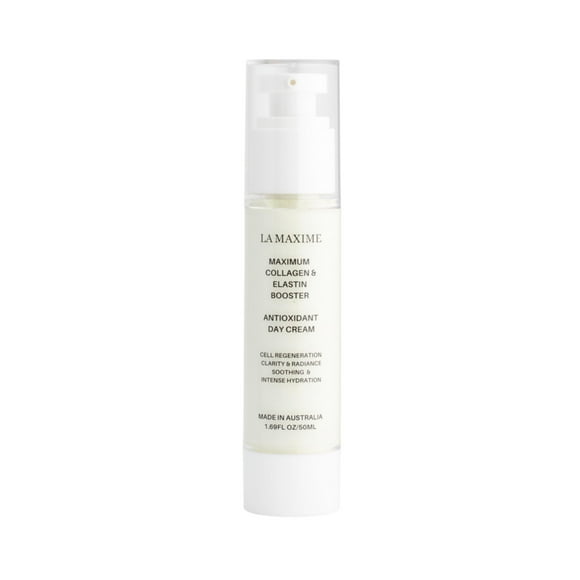 La Maxime Maximum Collagen & Elastin Booster Antioxidant Day Cream, Cell regeneration, clarity, radiance Soothing & Intense Hydration (1.69 Fl Oz)