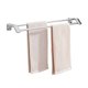 thumbnail image 1 of Toallero doble de acero inoxidable for baño, soporte de pared for toallas, sin necesidad de taladrar., 1 of 5