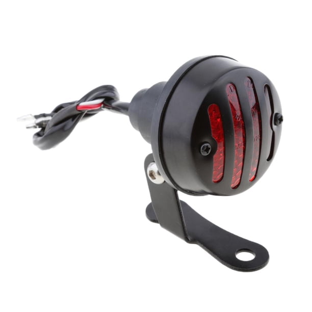 Luces Traseras LED Rojas Luces Traseras de Motocicleta Lámpara de Funcionamiento de Compatible Yotijar Luz trasera de motocicleta